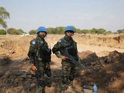 Cientos de soldados surcoreanos realizan labores de las Fuerzas de Paz de la ONU en el sitio. EFE /