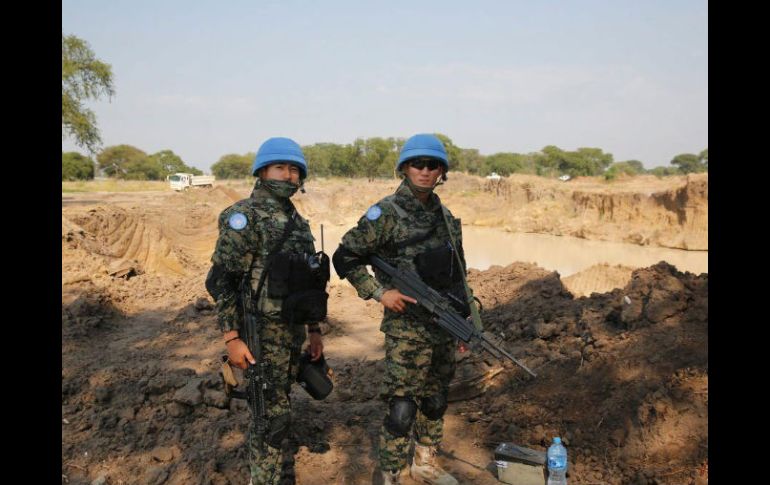 Cientos de soldados surcoreanos realizan labores de las Fuerzas de Paz de la ONU en el sitio. EFE /