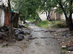 En la zona, el simple hecho de caminar para llegar a casa se vuelve un deporte extremo.  /