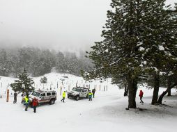 La nieve ya está en la calle, publica PC Jalisco, para que los visitantes lo tomen en cuenta.  /