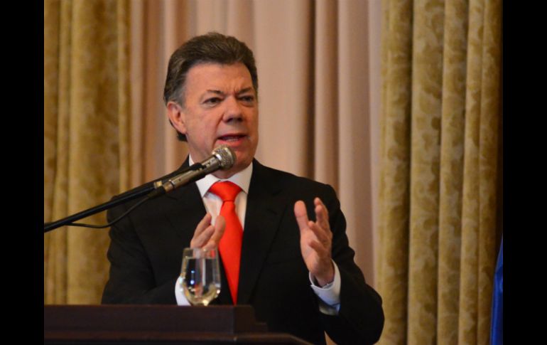 Juan Manuel Santos resalta que el gobierno y las FARC ya han alcanzado acuerdos parciales en Cuba. ARCHIVO /