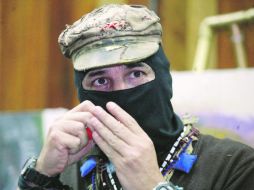 Símbolo. El subcomandante Marcos lideró el alzamiento zapatista el 1 de enero de 1994.  /