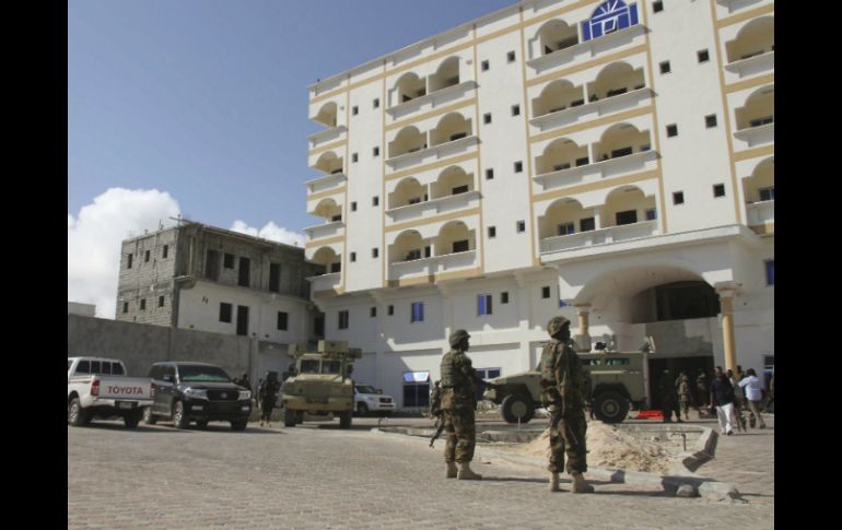 Vista del hotel Al Jazeera, lugar donde ocurrió el triple atentado. ARCHIVO /