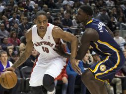 Los Raptors cortaron a Indiana una seguidilla de cinco victorias. AP /