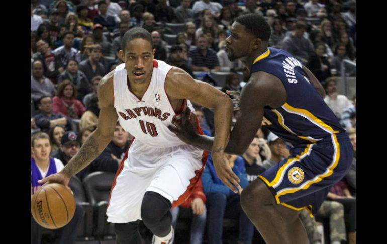 Los Raptors cortaron a Indiana una seguidilla de cinco victorias. AP /