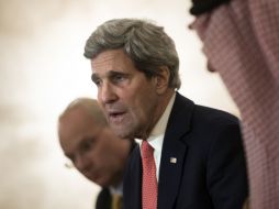 Kerry hizo sus declaraciones al partir de Jerusalén con destino a Jordania y Arabia Saudí. AP /