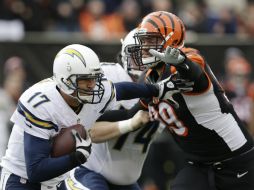 Philip Rivers y los Cargadores aprovecharon cada error cometido por los Bengalíes. AP /