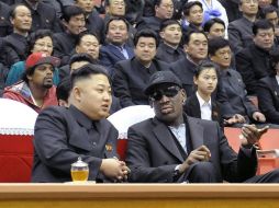 Rodman viajó a Corea del Norte por primera vez en febrero pasado para HBO. ARCHIVO /