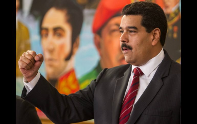 Nicolás Maduro afirma que busca proteger a la clase obrera y la clase media de la inflación. EFE /