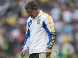 Ricardo ''Tuca'' Ferretti salió molesto con la forma en que fue juzgado su equipo en el Estadio Azteca. MEXSPORT /