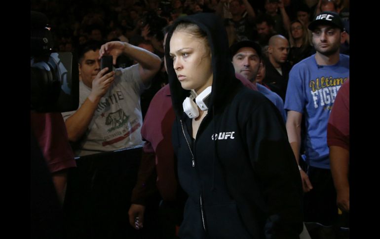 Rousey venció a Miesha Tate en su último combate en el octágono. ARCHIVO /