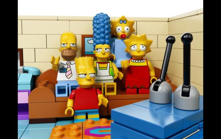 Los juguetes de Los Simpson en LEGO saldrán a la venta el 1 de febrero. ESPECIAL /