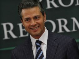 Peña Nieto afirma que se requiere de la eficacia de todas las secretarías de Estado para aplicar las reformas avaladas. AP /