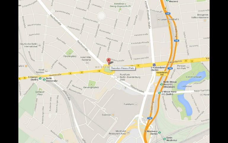 Este viernes, la búsqueda en Google Maps por ''Adolf-Hitler-Platz'' llevaba directamente a ''Theodor-Heuss-Platz''. ESPECIAL /