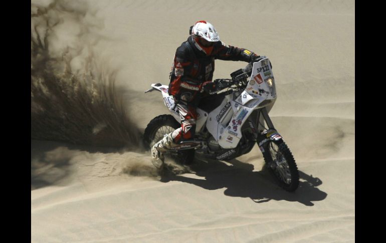 Palante participaba en su undécimo Dakar este 2014. AP /