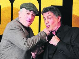 Robert De Niro y Sylvester Stallone encaran un nuevo reto con el que pretenden dar un golpe en las taquillas. AP /