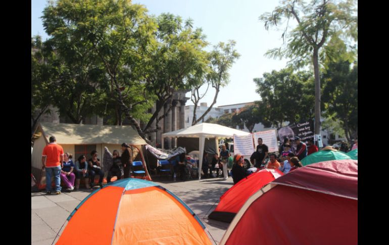 La Asamblea Democrática Magisterial convoca este domingo instalar un plantón el domingo a las 17 horas frente al Congreso. ARCHIVO /