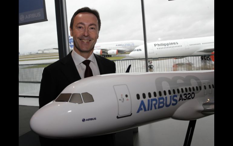 El presidente de Airbus, Fabrice Brégier, aseguró que todos los programas van por el buen camino. AP /