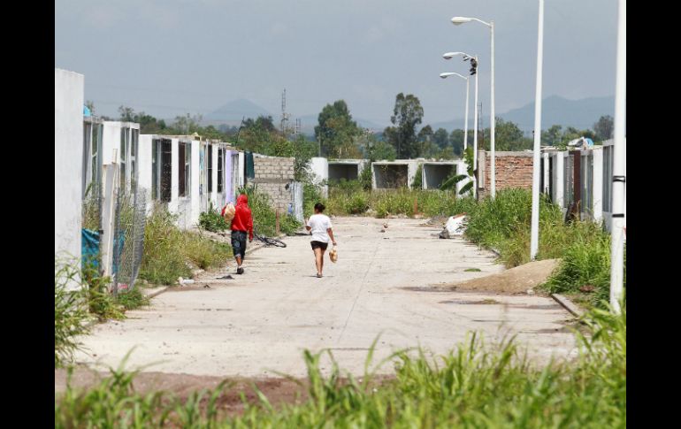 El fraccionamiento Los Silos, ubicado en Tlajomulco de Zúñiga, sigue igual. ARCHIVO /