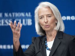 Christine Lagarde destaca la labor de los bancos centrales de los países por estimular la economía durante la recesión. AFP /