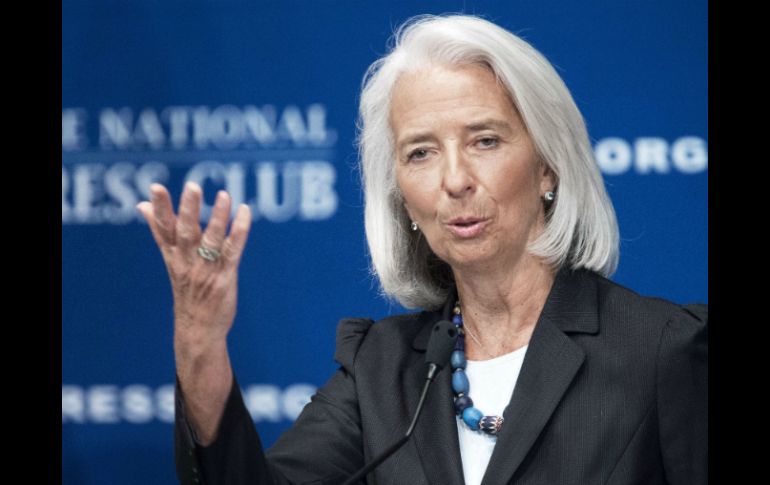 Christine Lagarde destaca la labor de los bancos centrales de los países por estimular la economía durante la recesión. AFP /