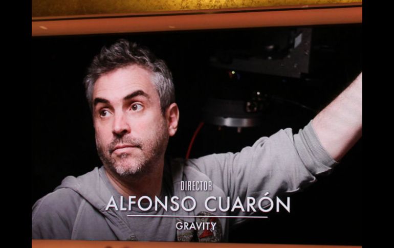 Alfonso Cuarón está nominado para Mejor Director y 'Gravity' a Mejor Película. NTX /