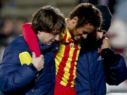 'Ney' será sometido a pruebas médicas para dictar el alcance de su lesión. AFP /