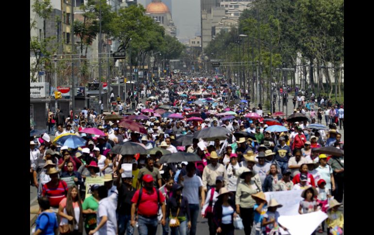 Integrantes de la CNTE señalan que aún no tienen definidas las acciones para realizar la marcha. ARCHIVO /