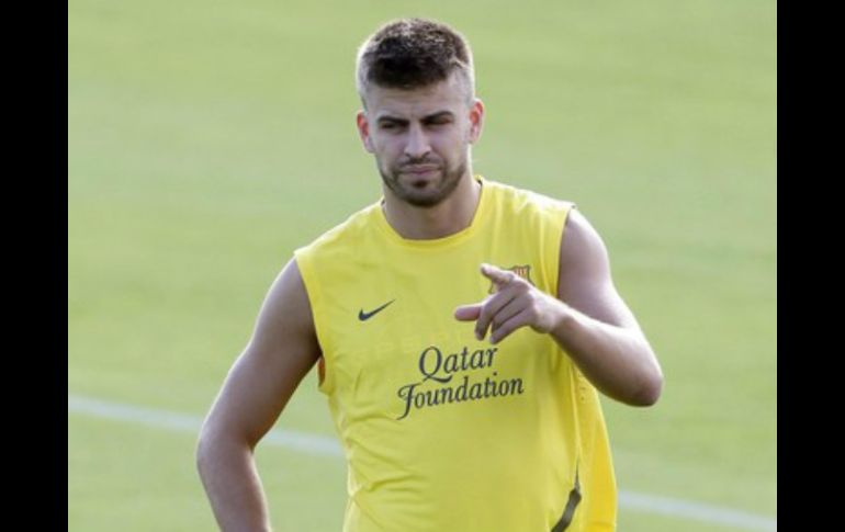 Gerard Piqué, uno de los nombres que suena para reforzar al Bayern Munich, según la prensa alemana. ARCHIVO /