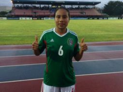 Karla Nieto, recibe una felicitación por medio de @miseleccionmx. ESPECIAL /