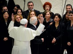 El Papa Francisco recibe este mediodía a representantes y trabajadores de la Radio Televisión Italiana (RAI). AFP /