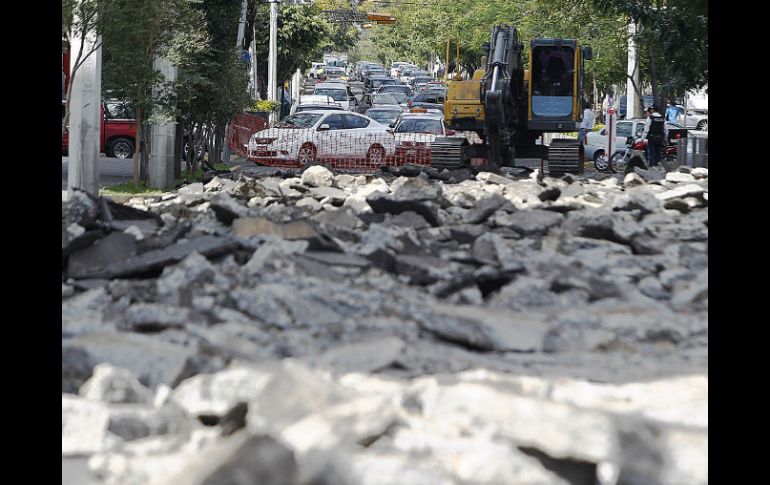 Las obras de renovación urbana iniciaron hace tres días. ARCHIVO /