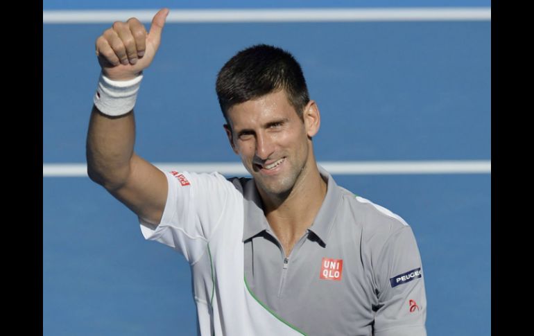 Novak espera recuperar el primer sitio de la clasificación mundial. EFE /