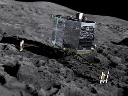 La sonda Rosetta ha llegado al momento clave de su tarea. EFE /