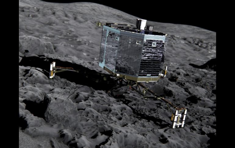 La sonda Rosetta ha llegado al momento clave de su tarea. EFE /