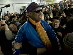 Rodman había soltado algunos improperios en público, debido al alcohol. AP /