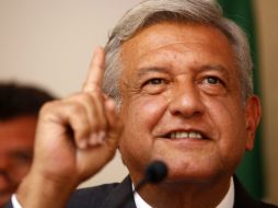 López Obrador asegura que Morena será la primera fuerza política en el 2015 'porque la gente quiere un cambio verdadero'. ARCHIVO /