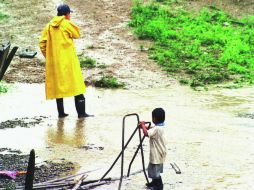 Las lluvias de enero dejaron varias inundaciones en Tecpatán, Chiapas. ARCHIVO /