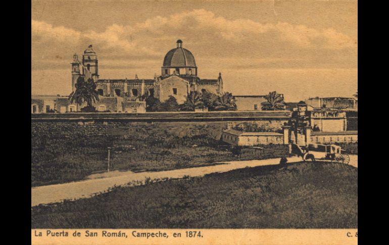 Según la historia señala que la Puerta de San Román se ubicaba entre el baluarte de Santa Rosa y el de San Carlos. NTX /