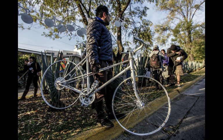 Los jóvenes demandan al Gobierno del Estado que se implemente el Plan Maestro de Movilidad no Motorizada.  /