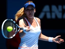 Radwanska por primera vez en su carrera, se coloca en la ronda de las cuatro mejores del primer Grand Slam de la temporada. AFP /