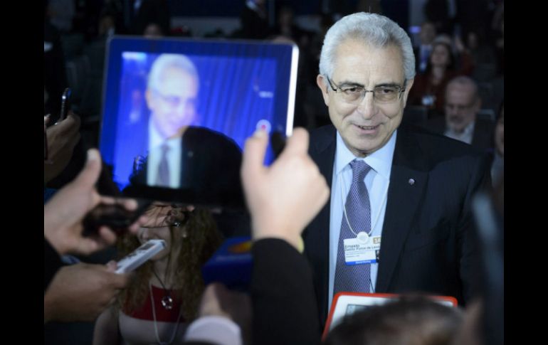 Ernesto Zedillo, director del Centro para el Estudio de la Globalización de la Universidad de Yale, en el Foro Económico Mundial. EFE /