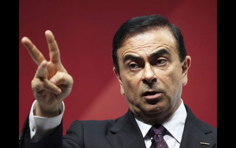 El titular del grupo Nissan-Renault, Carlos Ghosn presenta su propuesta en Davos para mejora del mercado automotriz. ARCHIVO /