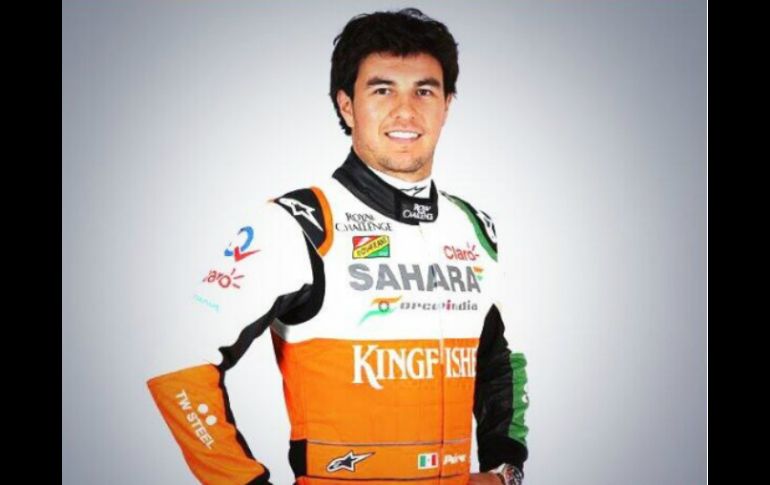 Esta es la imagen que Sergio Pérez muestra a sus fanáticos en la web. Twitter: @SChecoPerez. ESPECIAL /