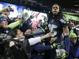 El esquinero de los Halcones Marinos, Richard Sherman, pieza clave en la llegada a la gran final. AP /