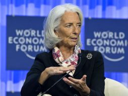 La directora del FMI, Christine Lagarde comentó que podrían darse el gusto de ser 'prudentemente optimistas' en torno al 2014. AP /