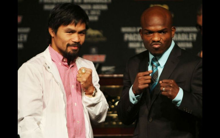 Bradley defenderá su título ante Pacquiao, la que será su segunda pelea. ARCHIVO /