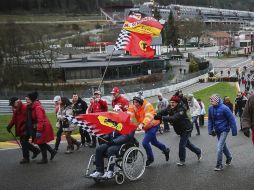 La  marcha busca mandarle la energía positiva positiva de todos los fans. EFE /