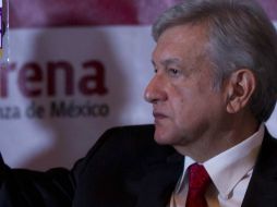 López Obrador indica que la filosofía de Morena es el amor a la familia y a la patria. SUN /