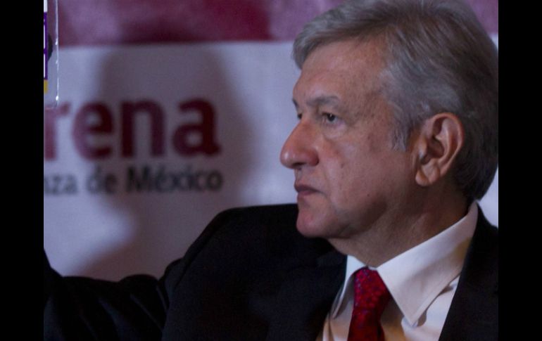 López Obrador indica que la filosofía de Morena es el amor a la familia y a la patria. SUN /